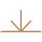 Ekena Millwork Saratoga Timber Gable Bracket, Western Red Cedar, 96"W x 52"H x 3 1/2"D x 3 1/2"F, 13/12 Pitch GBW096X52X0404SAR00SWR - alternate 1